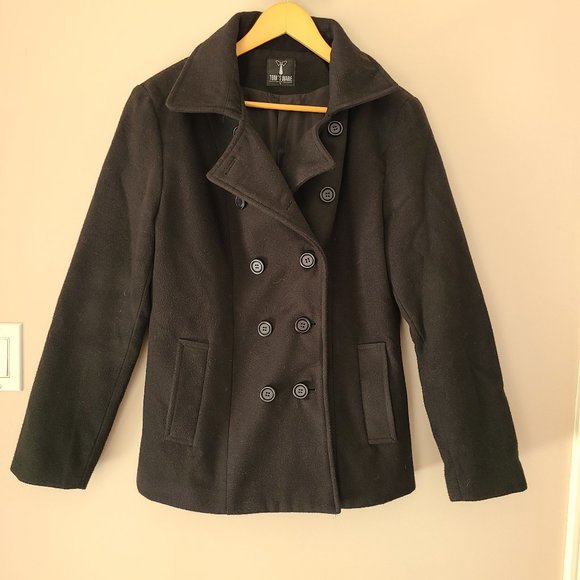 TOM'S WARE (NEW) Woman's Pea Coat - Picture 1 of 14